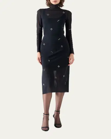 Akris punto Diamond Dice Dot Top | Thumbnail 2 Akris punto Diamond Dice Dot Top | Thumbnail 2