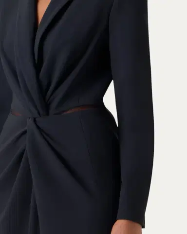 Akris Twisted Waist Cutout Blazer Dress | Thumbnail 5 Akris Twisted Waist Cutout Blazer Dress | Thumbnail 5
