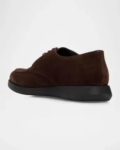 Church's Men's Salford Suede Rubber-Sole Derby Shoes | Thumbnail 2 Church's Men's Salford Suede Rubber-Sole Derby Shoes | Thumbnail 2