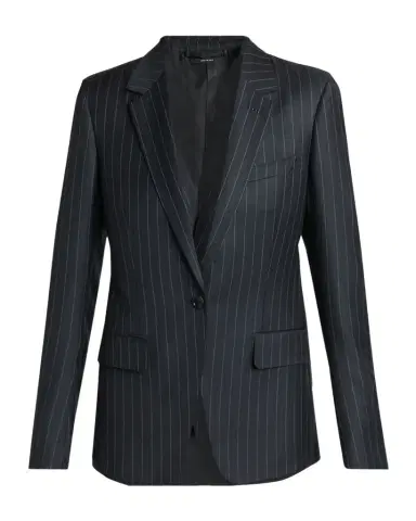 TOM FORD Wool-Mohair Pinstripe Blazer | Thumbnail 1 TOM FORD Wool-Mohair Pinstripe Blazer | Thumbnail 1