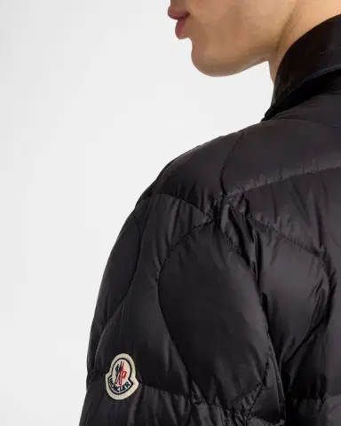 Moncler Men's Ashmere Short Down Shirt Jacket | Thumbnail 5 Moncler Men's Ashmere Short Down Shirt Jacket | Thumbnail 5