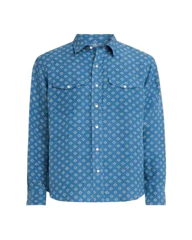 Ralph Lauren Purple Label Men's Wendover Bandana Western Shirt | Thumbnail 1 Ralph Lauren Purple Label Men's Wendover Bandana Western Shirt | Thumbnail 1