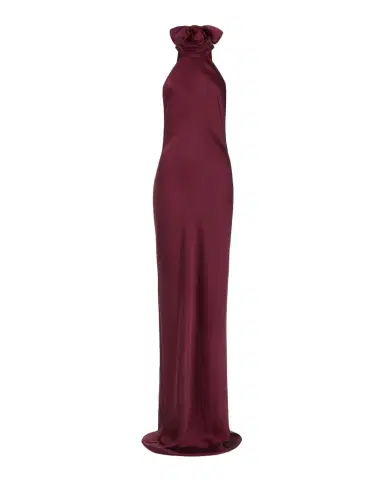 Ramy Brook Tatiana Low-Cut Halter Column Gown | Thumbnail 1 Ramy Brook Tatiana Low-Cut Halter Column Gown | Thumbnail 1