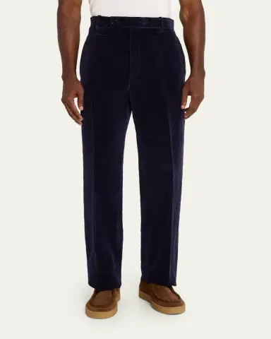 Jil Sander Cotton-Linen Velvet Trousers | Thumbnail 4 Jil Sander Cotton-Linen Velvet Trousers | Thumbnail 4