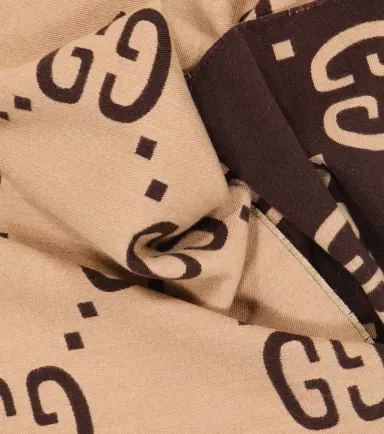 Gucci GG jacquard wool and silk scarf | Thumbnail 2 Gucci GG jacquard wool and silk scarf | Thumbnail 2