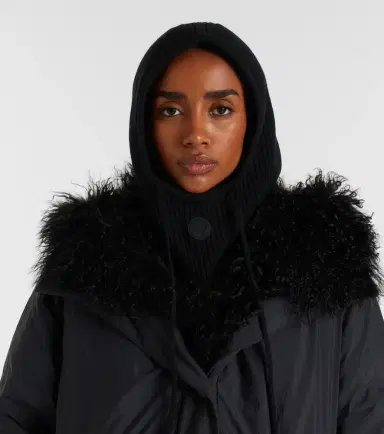 Yves Salomon Wool and cashmere hood | Thumbnail 4 Yves Salomon Wool and cashmere hood | Thumbnail 4