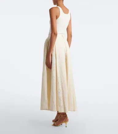 Agua by Agua Bendita Delta broderie anglaise cotton maxi skirt | Thumbnail 3 Agua by Agua Bendita Delta broderie anglaise cotton maxi skirt | Thumbnail 3