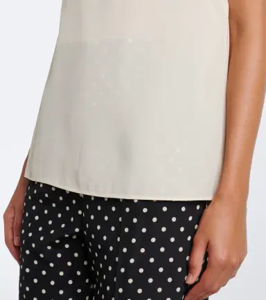 Valentino Embellished silk crêpe de chine top | Thumbnail 2 Valentino Embellished silk crêpe de chine top | Thumbnail 2