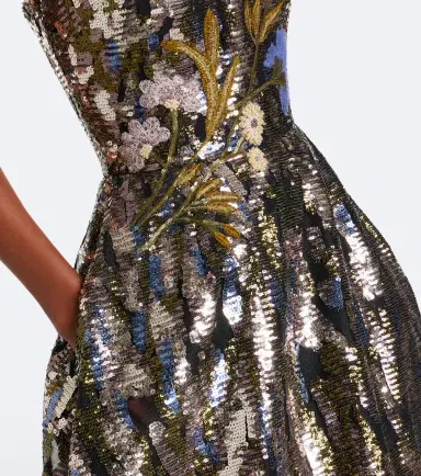 Elie Saab Embellished silk-blend bustier gown | Thumbnail 3 Elie Saab Embellished silk-blend bustier gown | Thumbnail 3