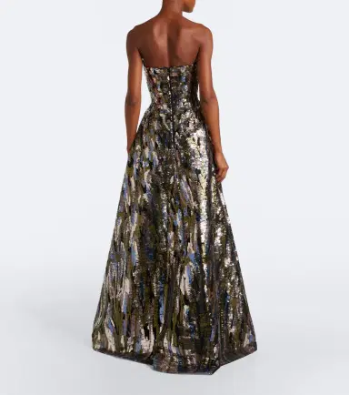 Elie Saab Embellished silk-blend bustier gown | Thumbnail 4 Elie Saab Embellished silk-blend bustier gown | Thumbnail 4