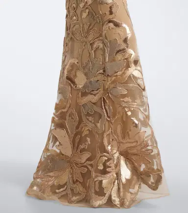 Elie Saab Embroidered sequined tulle gown | Thumbnail 3 Elie Saab Embroidered sequined tulle gown | Thumbnail 3