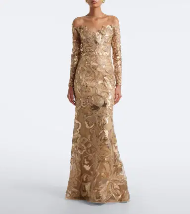 Elie Saab Embroidered sequined tulle gown | Thumbnail 5 Elie Saab Embroidered sequined tulle gown | Thumbnail 5