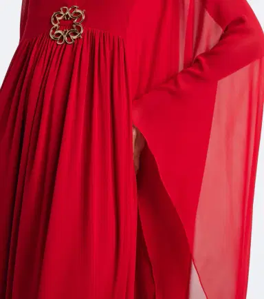 Elie Saab Silk chiffon kaftan | Thumbnail 5 Elie Saab Silk chiffon kaftan | Thumbnail 5