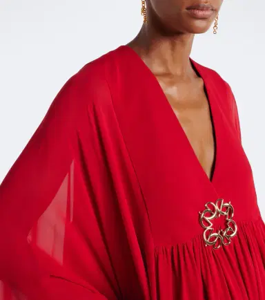 Elie Saab Silk chiffon kaftan | Thumbnail 7 Elie Saab Silk chiffon kaftan | Thumbnail 7