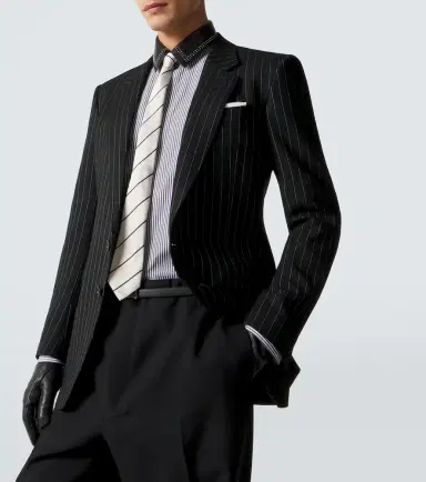 Tom Ford Striped silk jacquard tie | Thumbnail 3 Tom Ford Striped silk jacquard tie | Thumbnail 3
