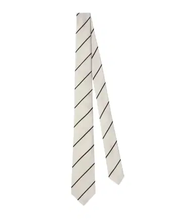 Tom Ford Striped silk jacquard tie | Thumbnail 1 Tom Ford Striped silk jacquard tie | Thumbnail 1