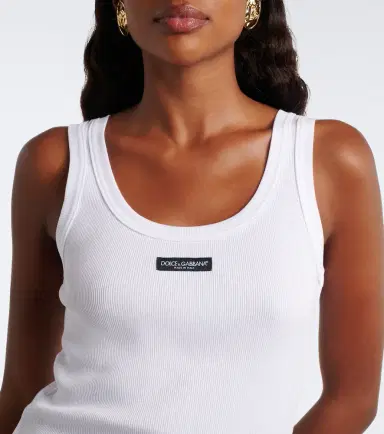 Dolce & Gabbana Logo cotton tank top | Thumbnail 4 Dolce & Gabbana Logo cotton tank top | Thumbnail 4