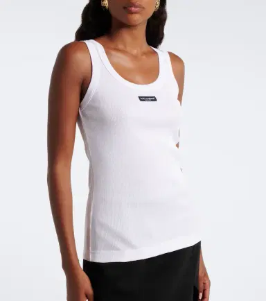Dolce & Gabbana Logo cotton tank top | Thumbnail 5 Dolce & Gabbana Logo cotton tank top | Thumbnail 5
