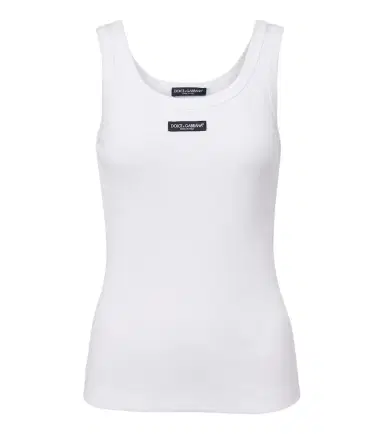 Dolce & Gabbana Logo cotton tank top | Thumbnail 1 Dolce & Gabbana Logo cotton tank top | Thumbnail 1