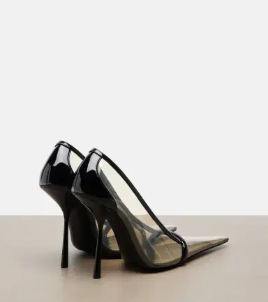 Saint Laurent Brigitte leather-trimmed TPU pumps | Thumbnail 3 Saint Laurent Brigitte leather-trimmed TPU pumps | Thumbnail 3