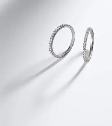 Suzanne Kalan Midi 18kt white gold tech ring jackets with diamonds | Thumbnail 6 Suzanne Kalan Midi 18kt white gold tech ring jackets with diamonds | Thumbnail 6