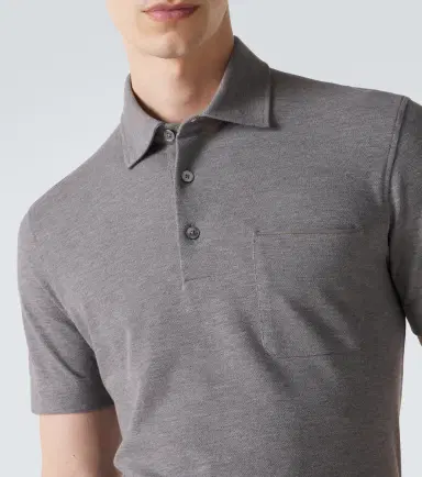 Zegna Cotton piqué polo shirt | Thumbnail 2 Zegna Cotton piqué polo shirt | Thumbnail 2