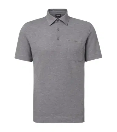 Zegna Cotton piqué polo shirt | Thumbnail 1 Zegna Cotton piqué polo shirt | Thumbnail 1