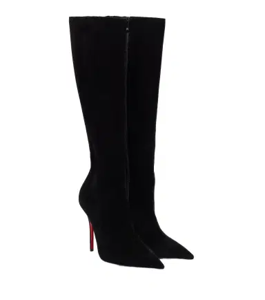 Christian Louboutin Miss Z suede knee-high boots | Thumbnail 1 Christian Louboutin Miss Z suede knee-high boots | Thumbnail 1