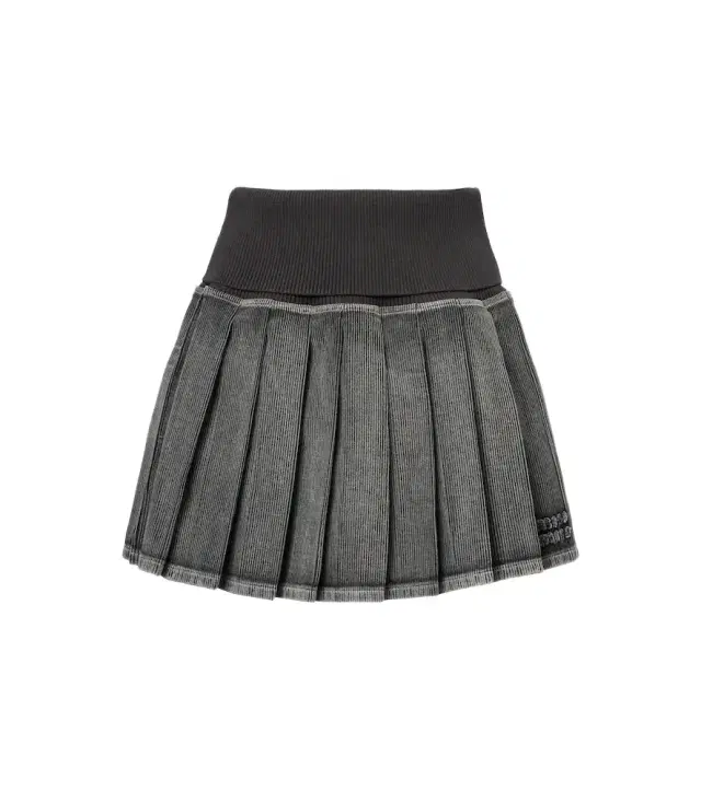 Pleated cotton-blend miniskirt Pleated cotton-blend miniskirt