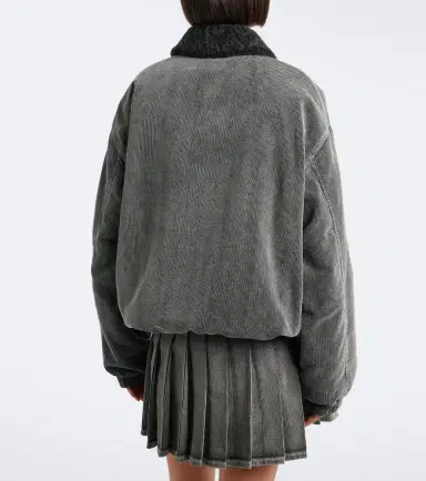 Miu Miu Corduroy cotton bomber jacket | Thumbnail 2 Miu Miu Corduroy cotton bomber jacket | Thumbnail 2