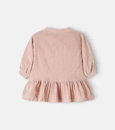 1 + in the Family Baby Regina ruffled cotton corduroy dress | Thumbnail 3 1 + in the Family Baby Regina ruffled cotton corduroy dress | Thumbnail 3