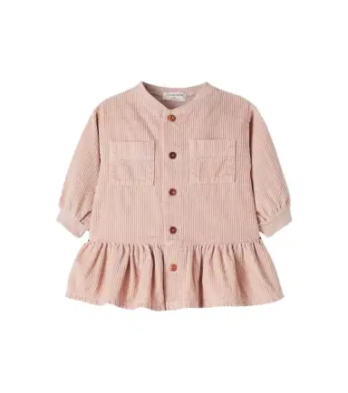 1 + in the Family Baby Regina ruffled cotton corduroy dress | Thumbnail 1 1 + in the Family Baby Regina ruffled cotton corduroy dress | Thumbnail 1