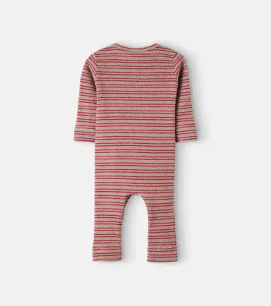1 + in the Family Baby Goose striped ribbed-knit onesie | Thumbnail 3 1 + in the Family Baby Goose striped ribbed-knit onesie | Thumbnail 3
