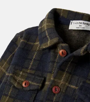 1 + in the Family Baby Atlin plaid cotton-blend shirt | Thumbnail 2 1 + in the Family Baby Atlin plaid cotton-blend shirt | Thumbnail 2