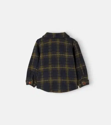 1 + in the Family Baby Atlin plaid cotton-blend shirt | Thumbnail 3 1 + in the Family Baby Atlin plaid cotton-blend shirt | Thumbnail 3