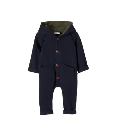1 + in the Family Baby Molson hooded cotton-blend onesie | Thumbnail 1 1 + in the Family Baby Molson hooded cotton-blend onesie | Thumbnail 1