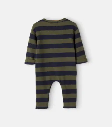 1 + in the Family Baby Peyto striped cotton-blend onesie | Thumbnail 3 1 + in the Family Baby Peyto striped cotton-blend onesie | Thumbnail 3