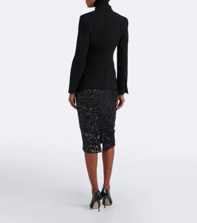 Max Mara Sequined pencil skirt | Thumbnail 3 Max Mara Sequined pencil skirt | Thumbnail 3