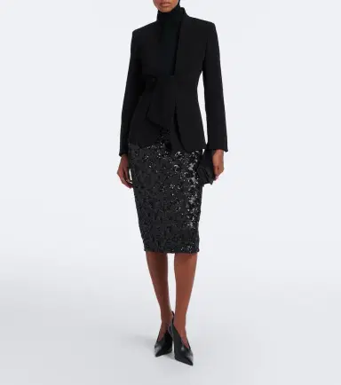 Max Mara Sequined pencil skirt | Thumbnail 4 Max Mara Sequined pencil skirt | Thumbnail 4