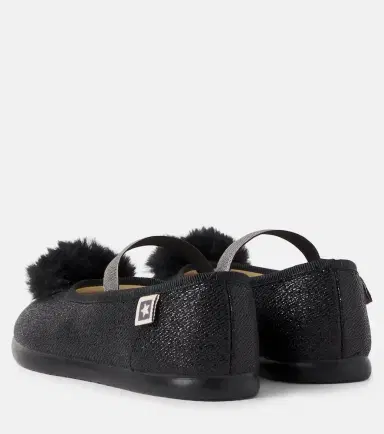 Bonton Pomponette Mary Jane flats | Thumbnail 3 Bonton Pomponette Mary Jane flats | Thumbnail 3