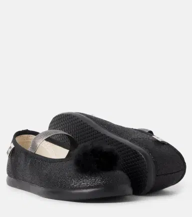 Bonton Pomponette Mary Jane flats | Thumbnail 5 Bonton Pomponette Mary Jane flats | Thumbnail 5