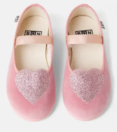 Bonton Sarah glitter velvet Mary Jane flats | Thumbnail 2 Bonton Sarah glitter velvet Mary Jane flats | Thumbnail 2