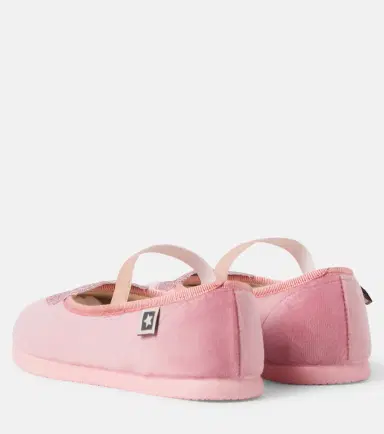 Bonton Sarah glitter velvet Mary Jane flats | Thumbnail 4 Bonton Sarah glitter velvet Mary Jane flats | Thumbnail 4