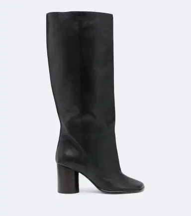 Lemaire Crease leather knee-high boots | Thumbnail 3 Lemaire Crease leather knee-high boots | Thumbnail 3