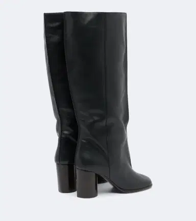 Lemaire Crease leather knee-high boots | Thumbnail 4 Lemaire Crease leather knee-high boots | Thumbnail 4