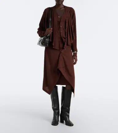 Lemaire Crease leather knee-high boots | Thumbnail 6 Lemaire Crease leather knee-high boots | Thumbnail 6