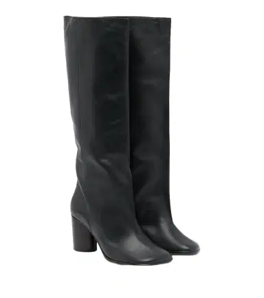 Lemaire Crease leather knee-high boots | Thumbnail 1 Lemaire Crease leather knee-high boots | Thumbnail 1