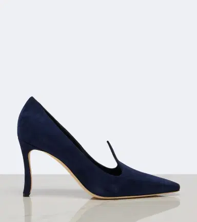 Manolo Blahnik Maldite suede pumps | Thumbnail 2 Manolo Blahnik Maldite suede pumps | Thumbnail 2