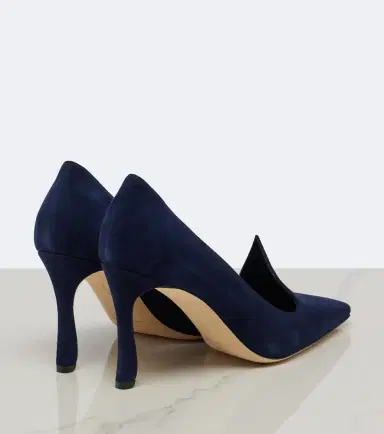 Manolo Blahnik Maldite suede pumps | Thumbnail 3 Manolo Blahnik Maldite suede pumps | Thumbnail 3