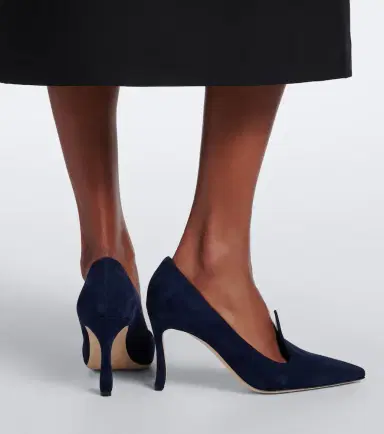 Manolo Blahnik Maldite suede pumps | Thumbnail 5 Manolo Blahnik Maldite suede pumps | Thumbnail 5